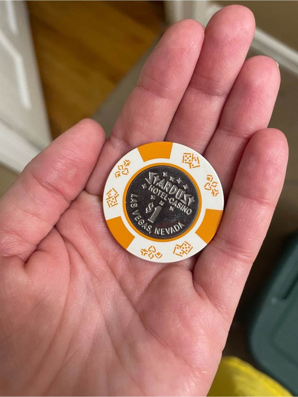 Vintage Stardust Hotel Casino Las Vegas $1 Poker Chip